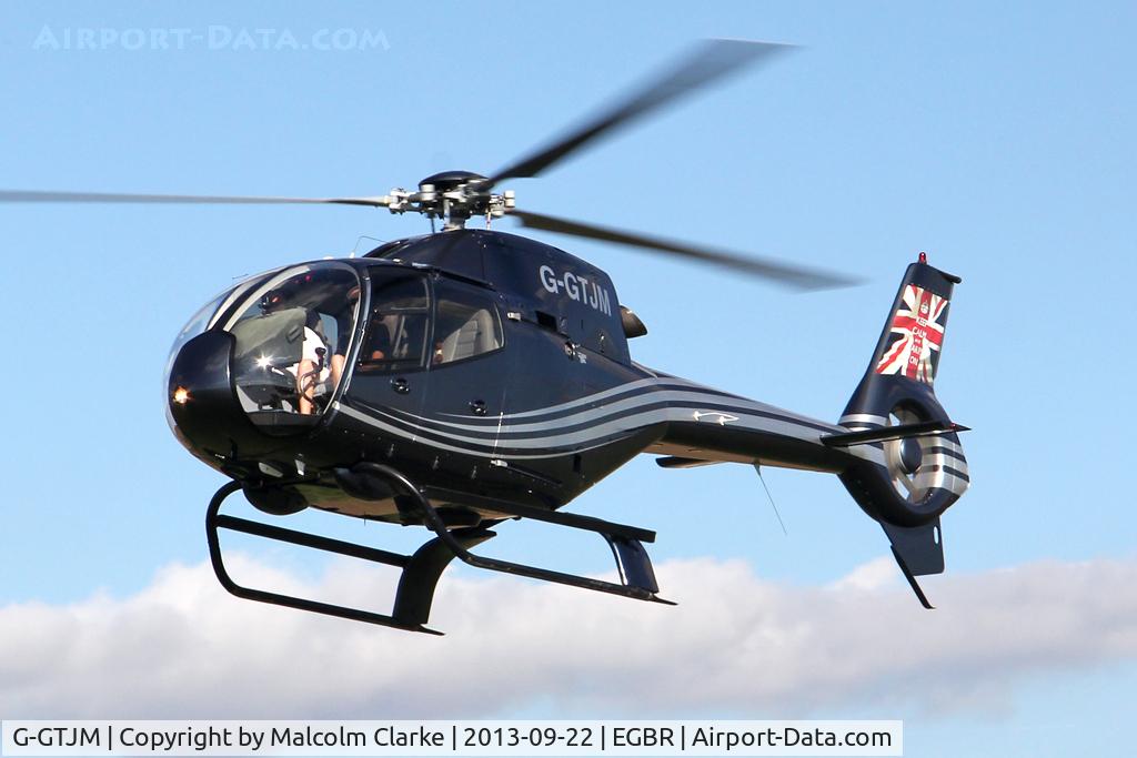 G-GTJM, 2006 Eurocopter EC-120B Colibri C/N 1428, Eurocopter EC-120B Colibri at The Real Aeroplane Club's Helicopter Fly-In, Breighton Airfield, September 2013.