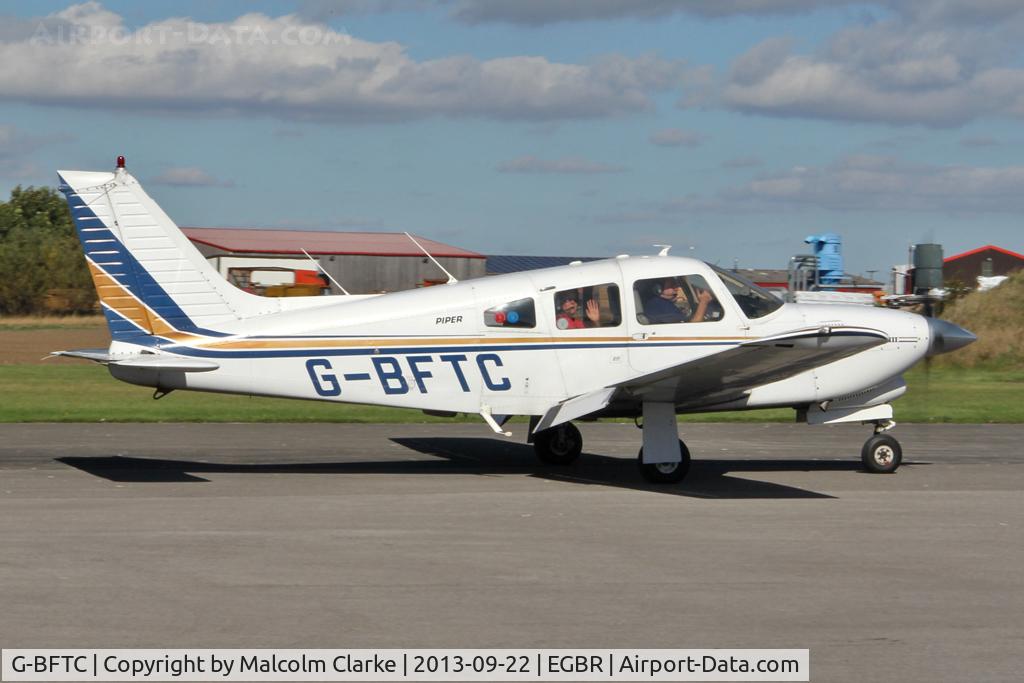 G-BFTC, 1978 Piper PA-28R-201T Cherokee Arrow III C/N 28R-7803197, Piper PA-28R-201T Turbo Arrow III at The Real Aeroplane Club's Helicopter Fly-In, Breighton Airfield, September 2013.