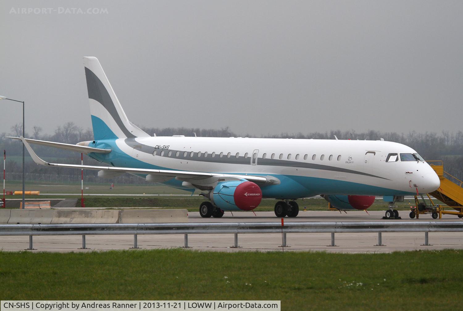 CN-SHS, 2011 Embraer ERJ-190-100ECJ Lineage 1000 C/N 19000307, Dalia Air ERJ-190