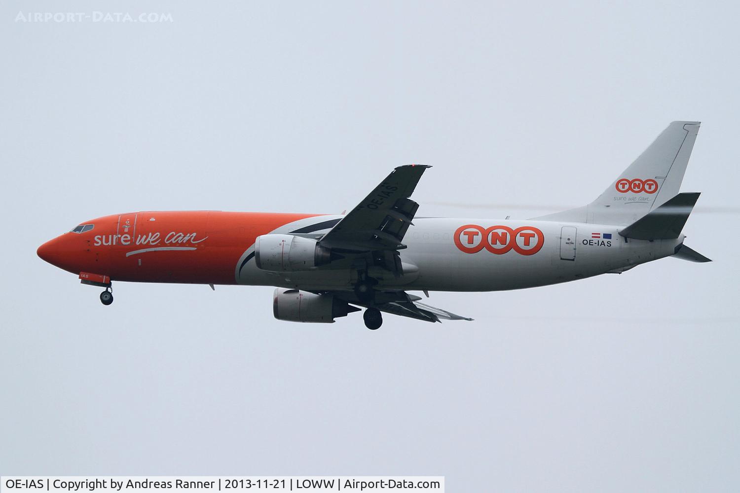 OE-IAS, 1998 Boeing 737-4M0 C/N 29209, TNT Airways Boeing 737