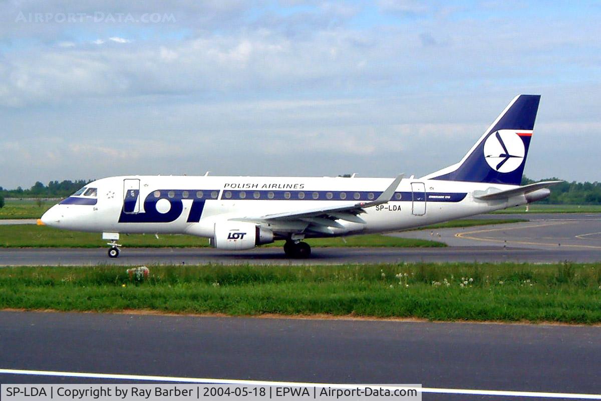 SP-LDA, 2004 Embraer 170ST (ERJ-170-100ST) C/N 17000023, Embraer EMB.170-100ST [17000023] (LOT-Polish Airlines) Warsaw-Okecie (Frederic Chopin)~SP 18/05/2004