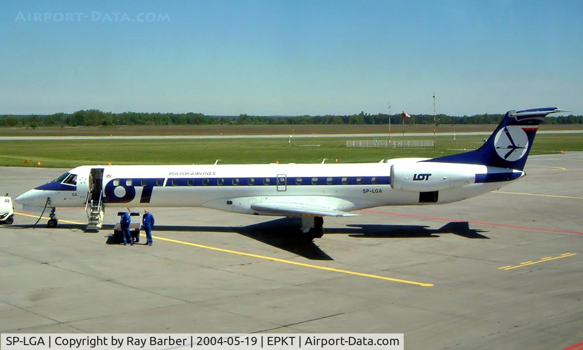 SP-LGA, 2006 Embraer EMB-145EP (ERJ-145EP) C/N 145155, SP-LGA   Embraer ERJ-145EP [145155] (LOT-Polish Airlines) Katowice-Pyrzowice~SP 19/05/2004