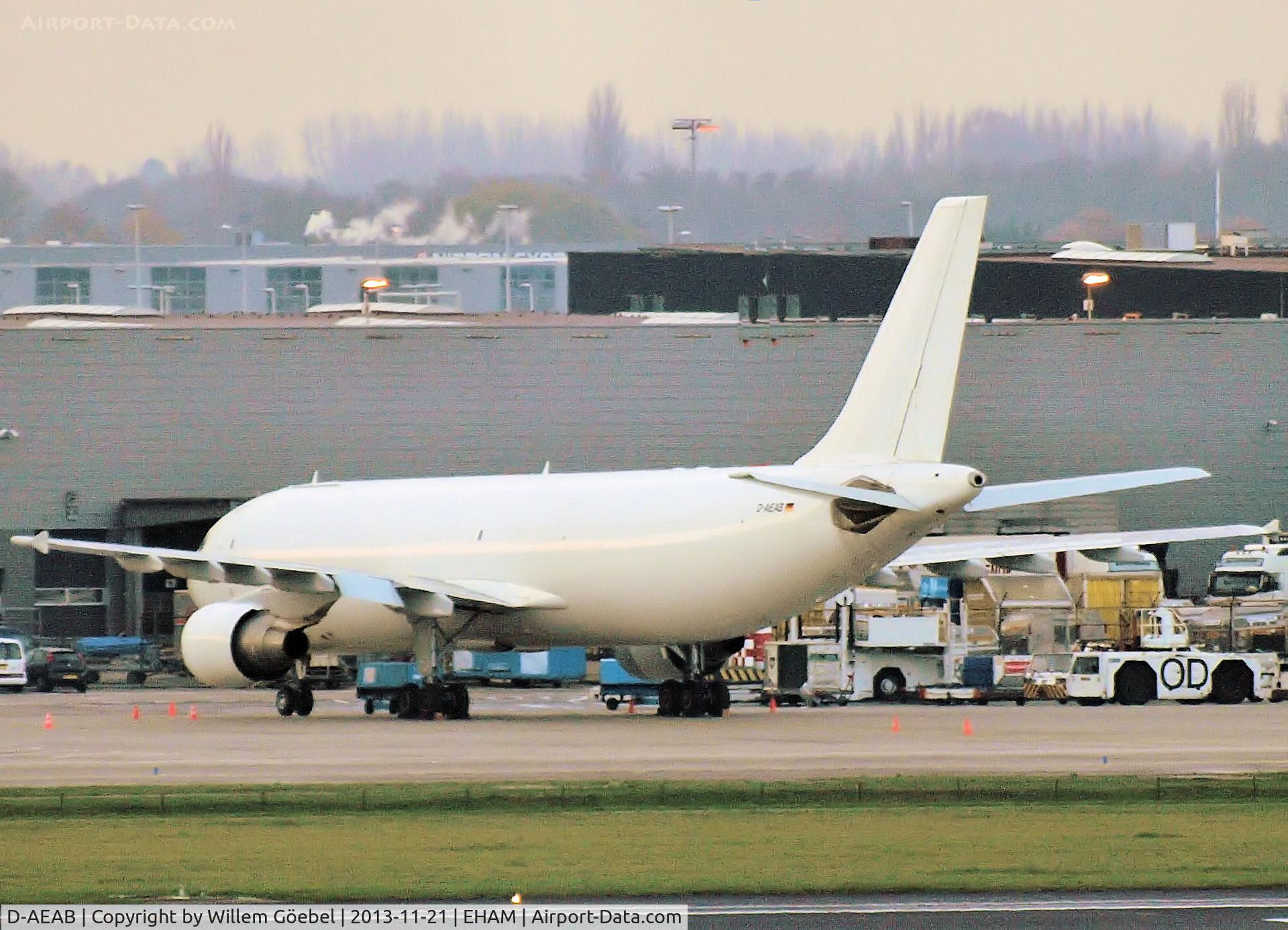 D-AEAB, 2006 Airbus A300B4-622R(F) C/N 837, Parking on the Cargo place of Schiphol Airport
