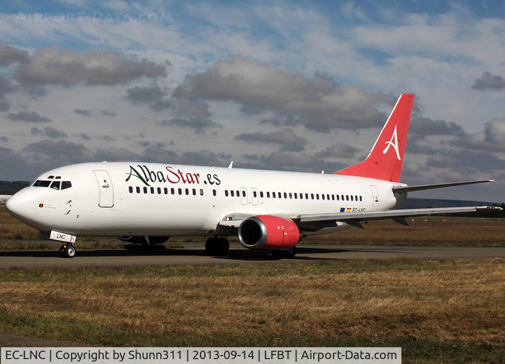 EC-LNC, 1990 Boeing 737-4K5 C/N 24130, Taxiing for departure rwy 02...
