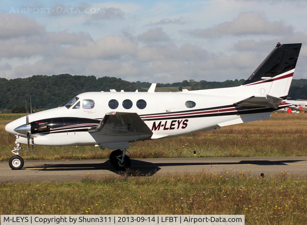M-LEYS, Beechcraft C90GT King Air C/N LJ-1804, Taxiing for departure...