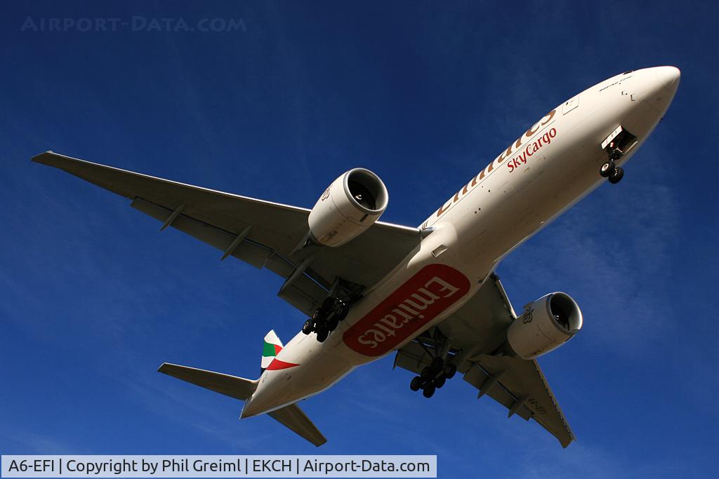 A6-EFI, 2012 Boeing 777-F1H C/N 35609, Taken at CPH.