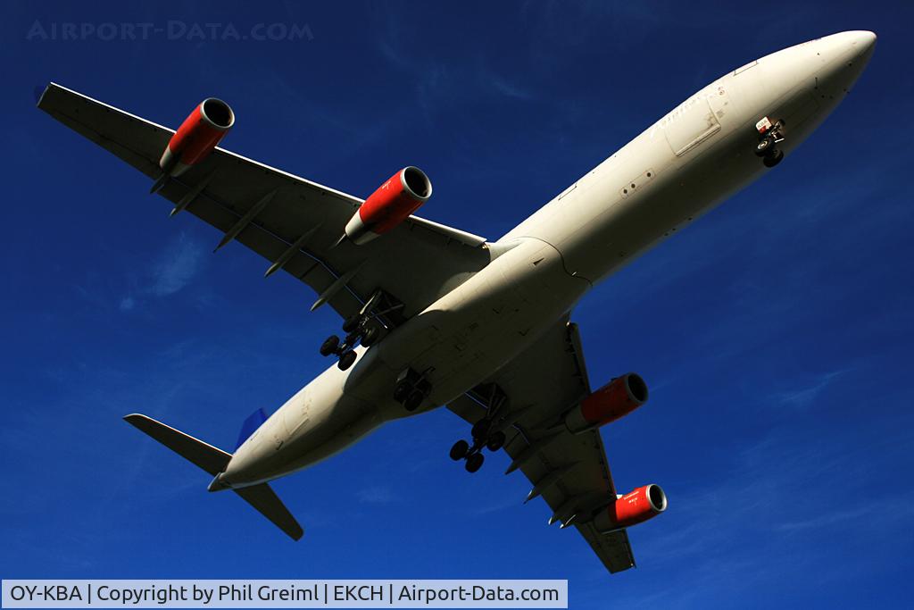 OY-KBA, 2001 Airbus A340-313X C/N 435, Taken at CPH.