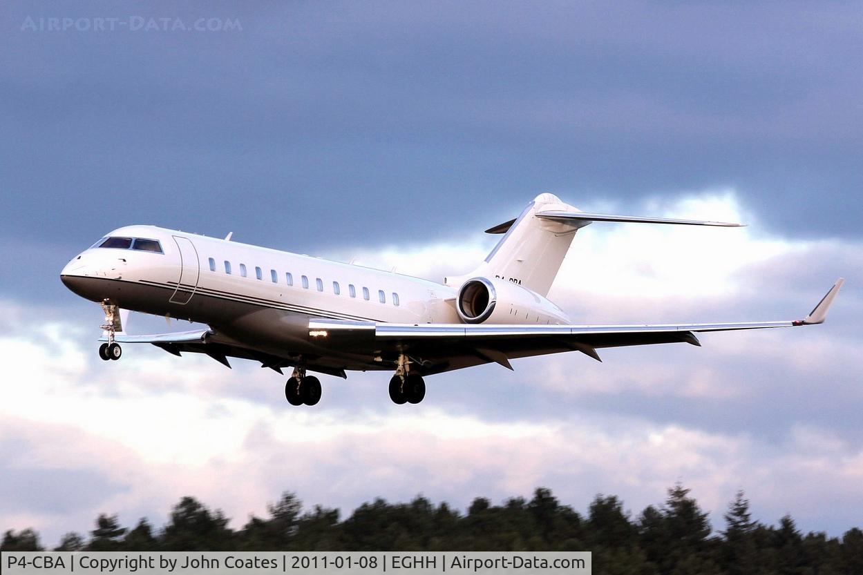 P4-CBA, 2006 Bombardier BD-700-1A10 Global Express XRS C/N 9220, Arriving on 26