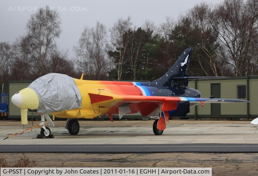 G-PSST, 1959 Hawker Hunter F.58A C/N HABL-003115, Wrapped up for winter at Worldwide