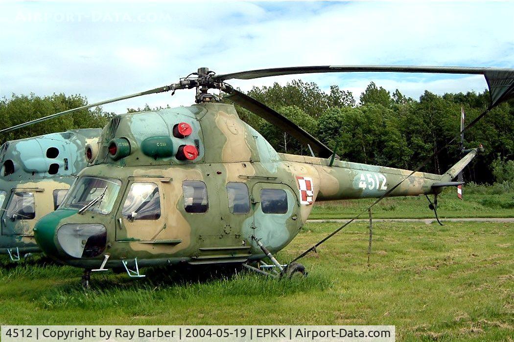 4512, MIL Mi-2RL C/N 554512125, Mil Mi-2RL Hoplite [554512125] (Polish Air Force) Cracow-Balice (John Paul II International)~SP 19/05/2004
