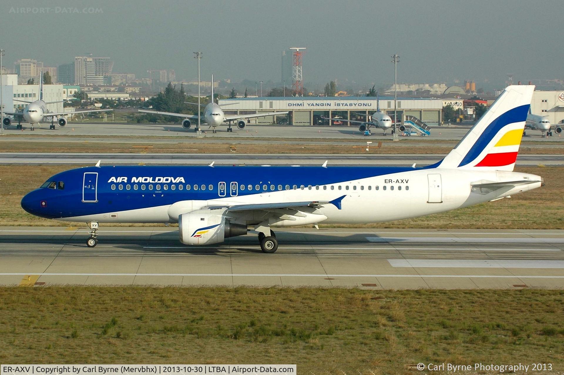 ER-AXV, 1996 Airbus A320-211 C/N 622, Taken from the Fly Inn Shopping Mall.