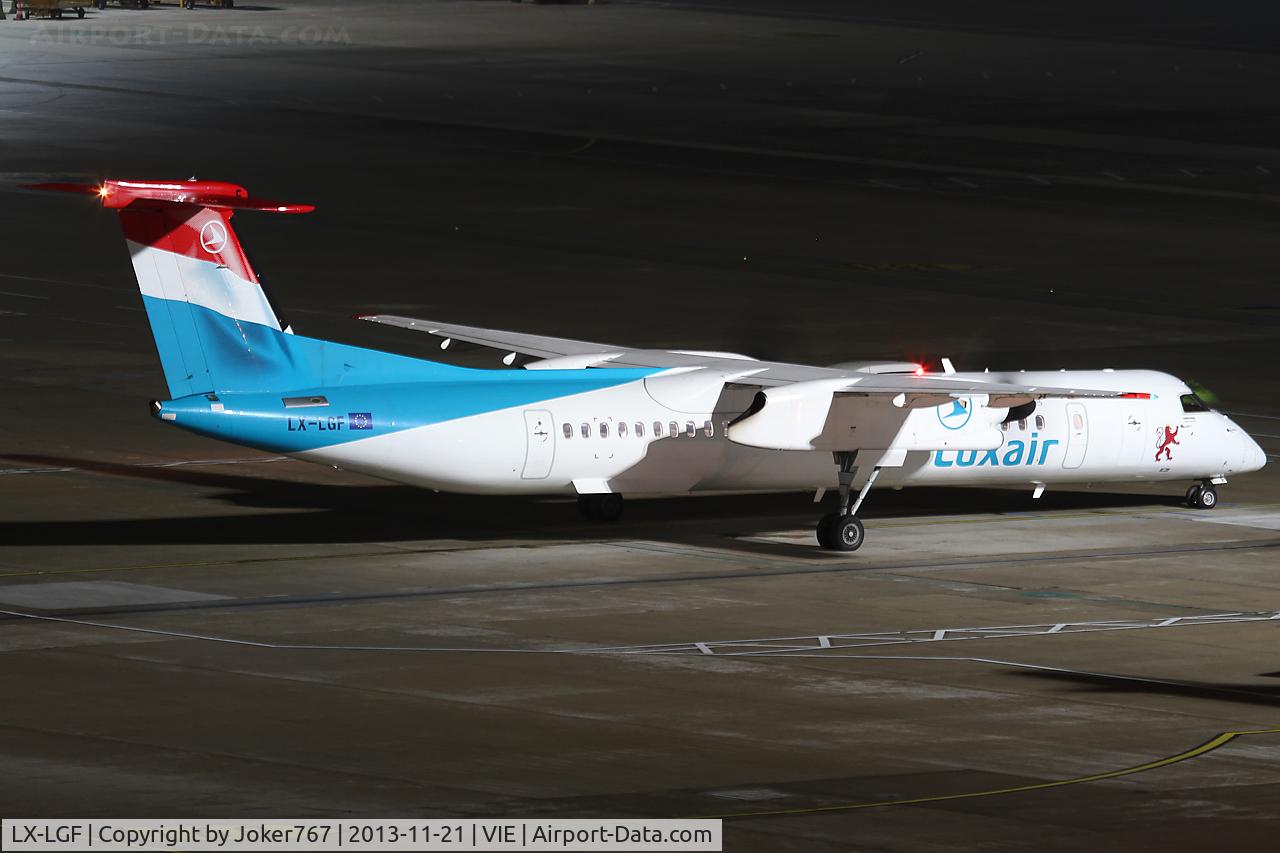 LX-LGF, 2011 De Havilland Canada DHC-8-402Q Dash 8 C/N 4349, Luxair