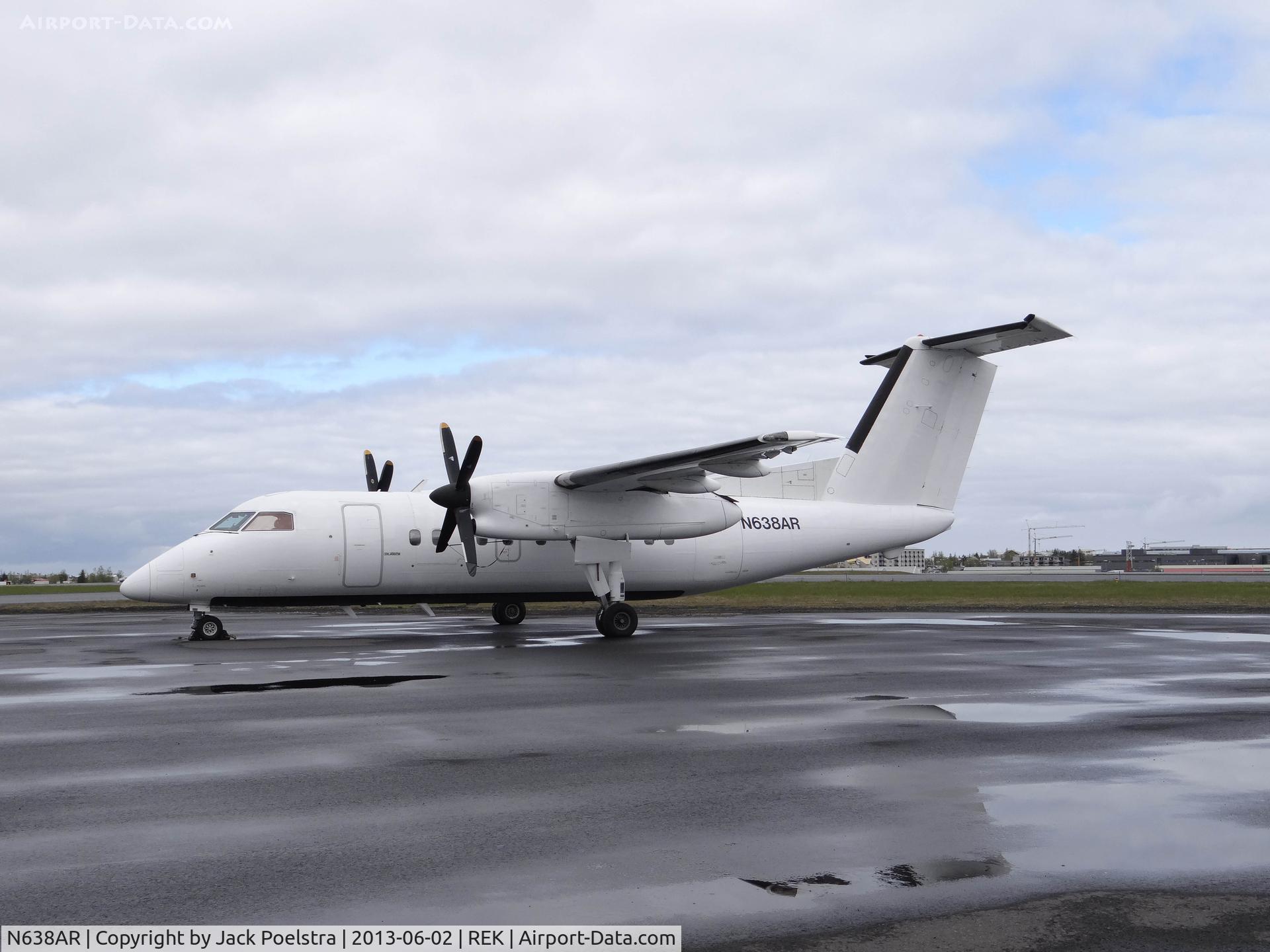 N638AR, 1994 De Havilland Canada DHC-8-103 Dash 8 C/N 389, Fuelstop at Reykjavik