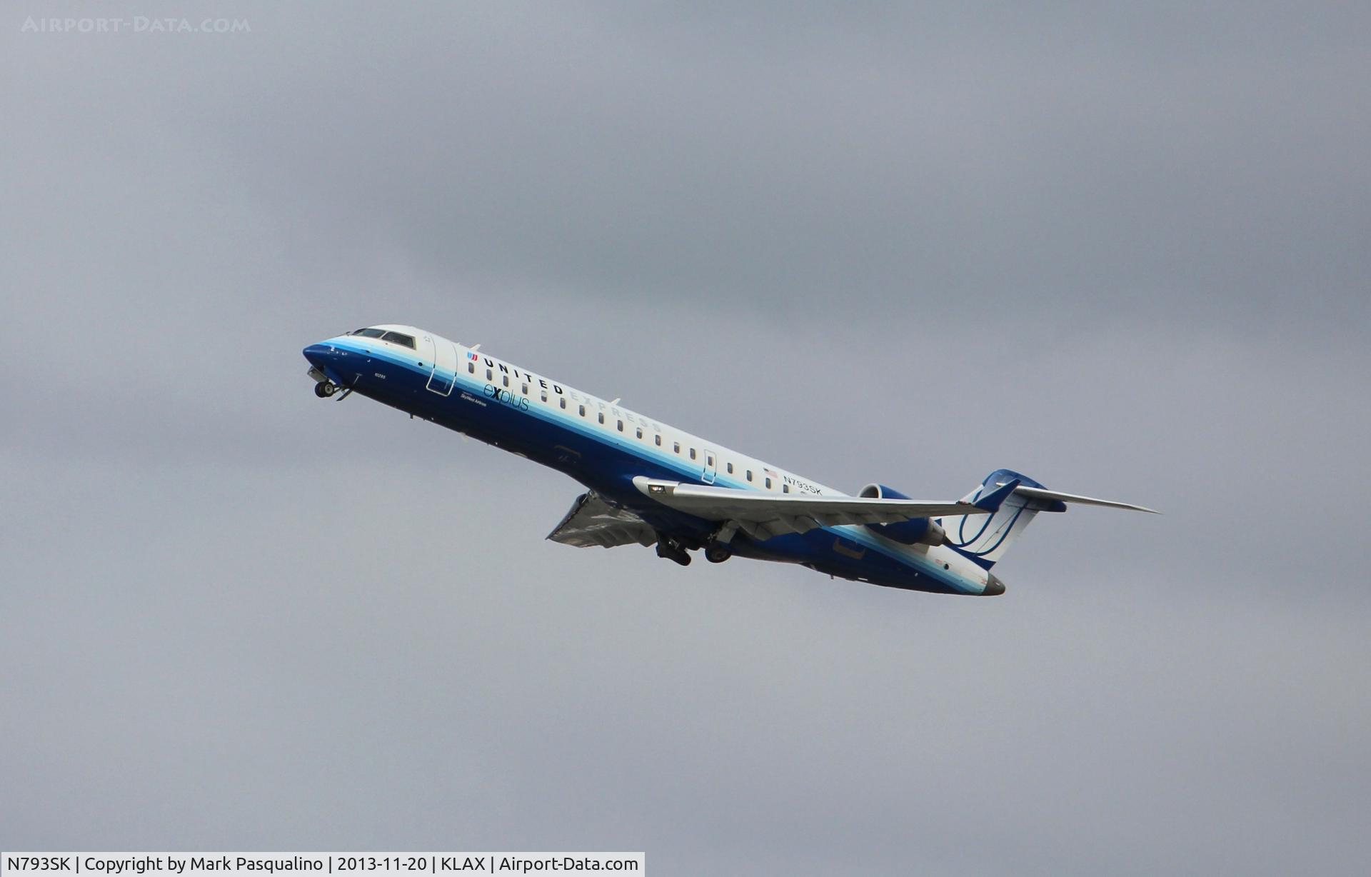 N793SK, 2009 Bombardier CRJ-700 (CL-600-2C10) Regional Jet C/N 10295, CL-600-2C10