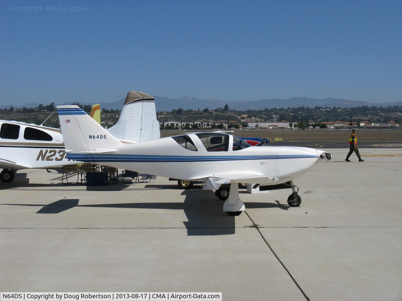 N64DS, 1993 Stoddard-Hamilton Glasair SH-2R C/N 602, 1993 Schulze SHA GLASAIR SH-2R, Lycoming IO-360-B1E 180 Hp, retractable gear, Experimental class