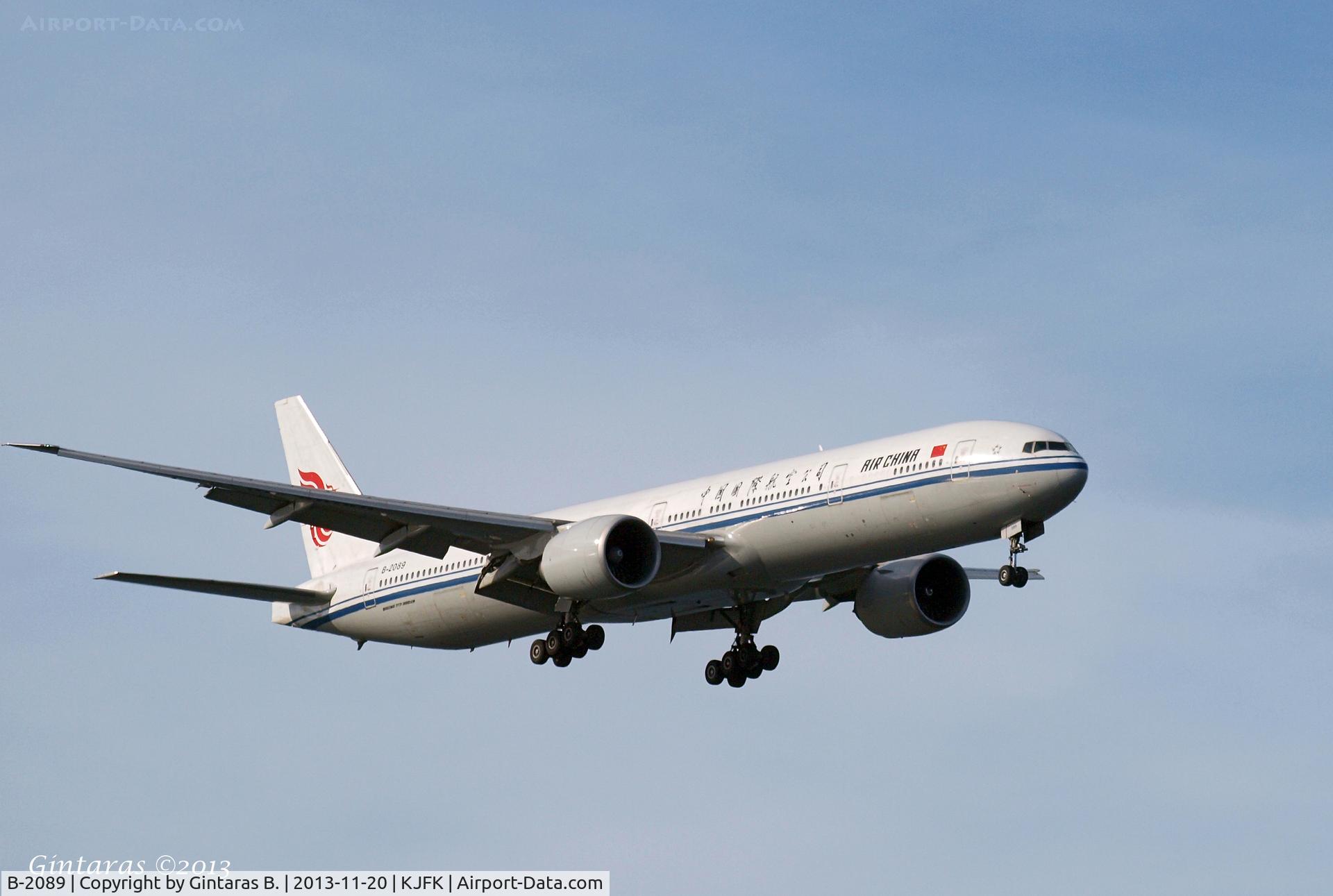 B-2089, 2012 Boeing 777-39L/ER C/N 38675, Going To A Landing on 4R, JFK