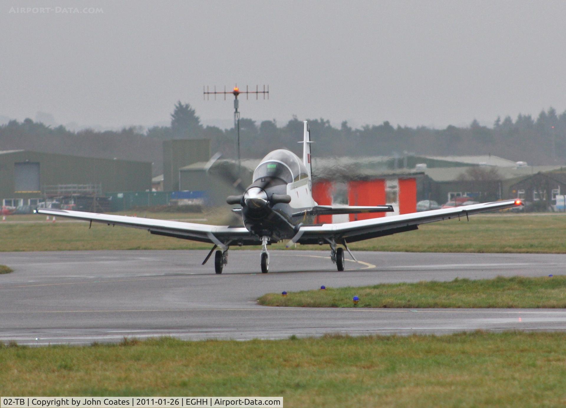 02-TB, 2010 Raytheon T-6C Texan II C/N PM-2, Taxiing to depart