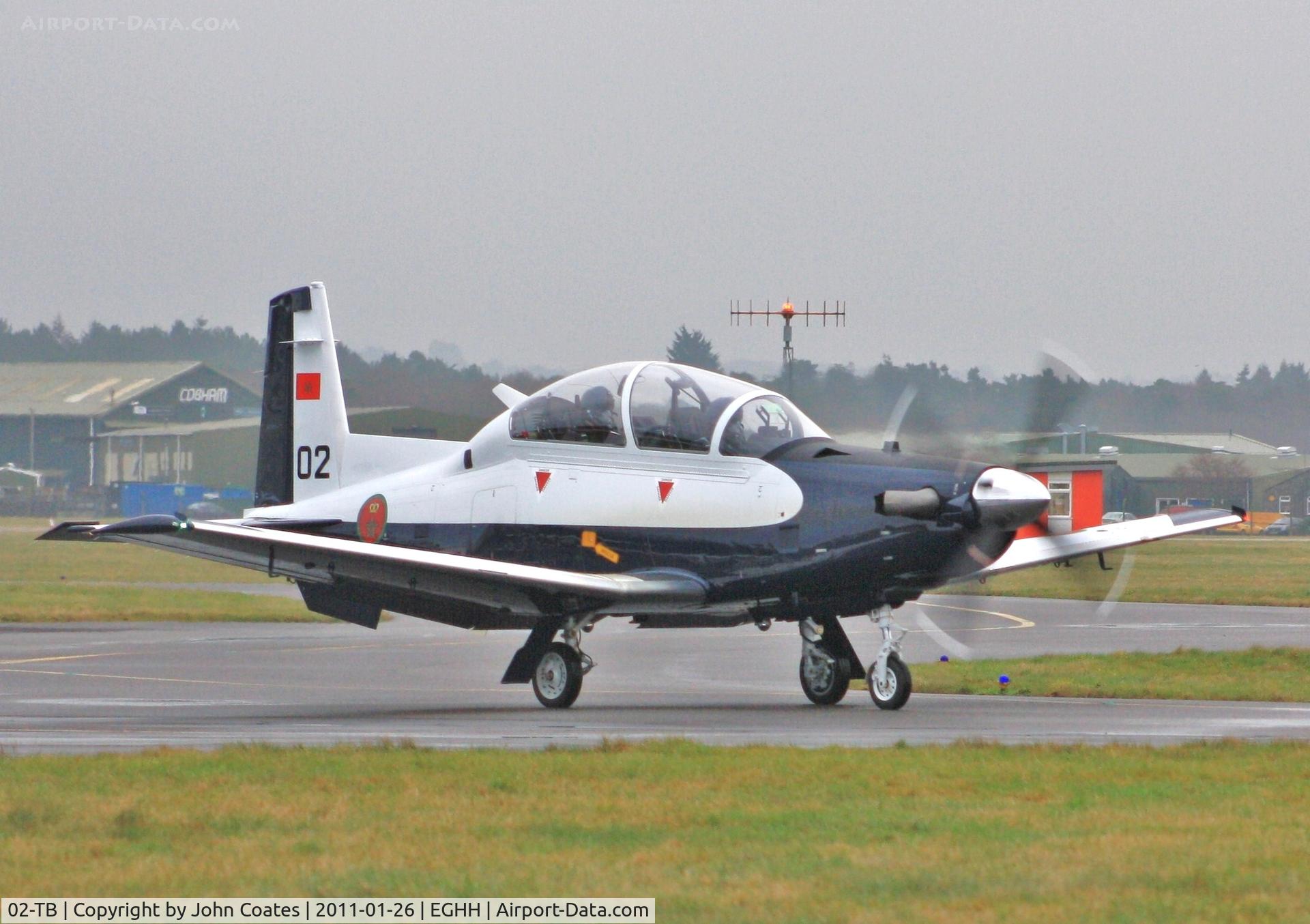 02-TB, 2010 Raytheon T-6C Texan II C/N PM-2, Taxiing to depart on delivery