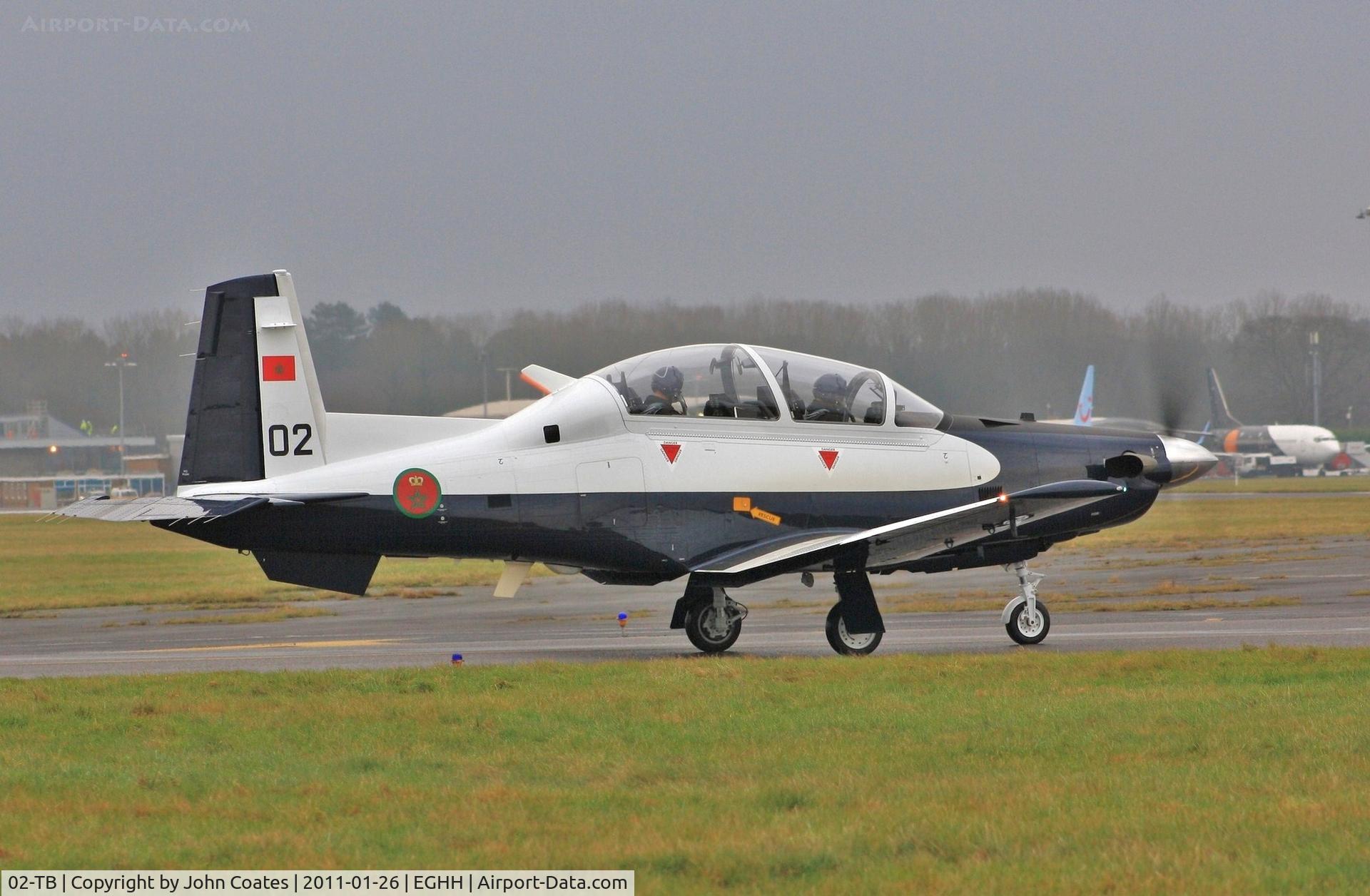 02-TB, 2010 Raytheon T-6C Texan II C/N PM-2, About to depart on delivery