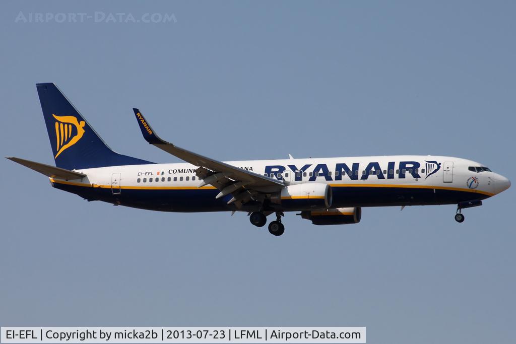 EI-EFL, 2009 Boeing 737-8AS C/N 37534, Landing
