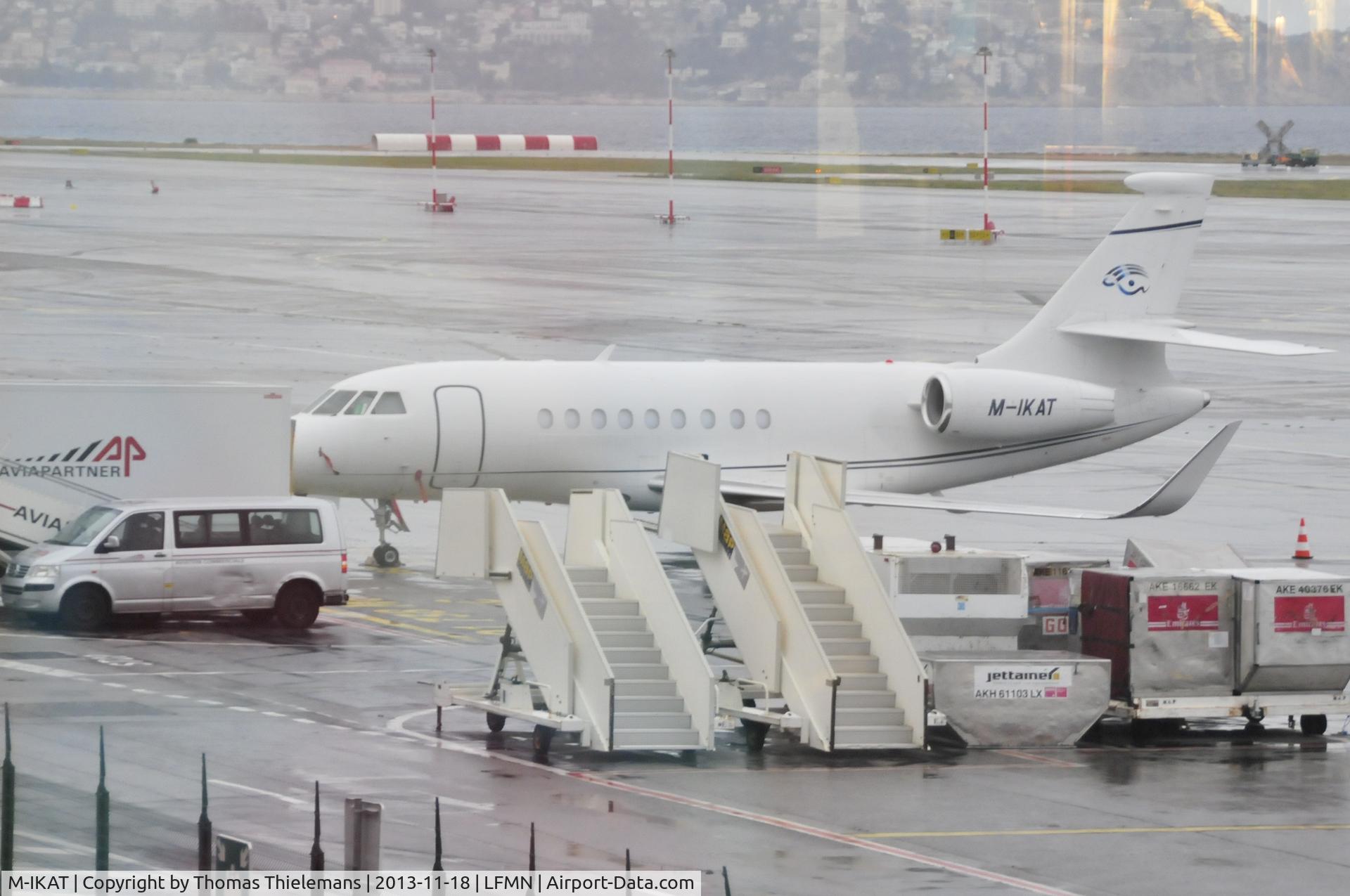 M-IKAT, 2011 Dassault Falcon 2000EX C/N 220, parked