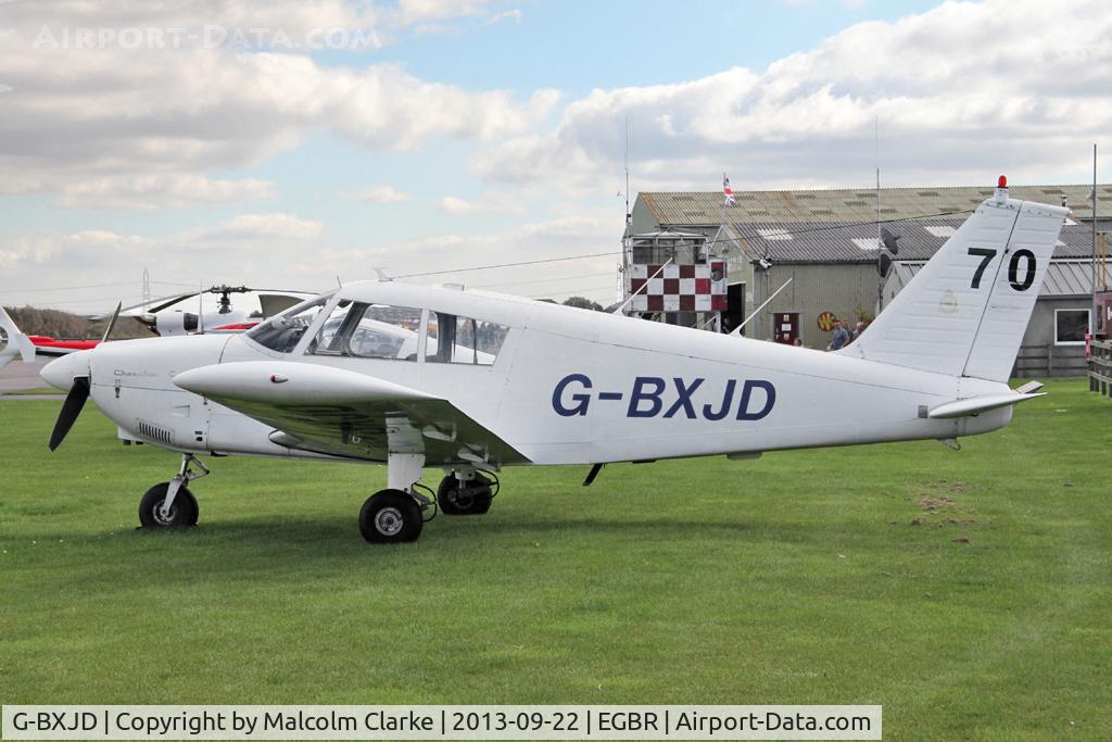 G-BXJD, 1967 Piper PA-28-180 Cherokee C/N 28-4215, Piper PA-28-180 Cherokee at The Real Aeroplane Club's Helicopter Fly-In, Breighton Airfield, September 2013.