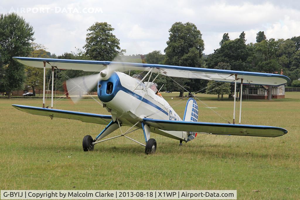 G-BYIJ, 1954 CASA 1-131E Series 2000 C/N 2110, CASA 1-131E Srs 2000 at The De Havilland Moth Club's 28th International Moth Rally at Woburn Abbey. August 2013.
