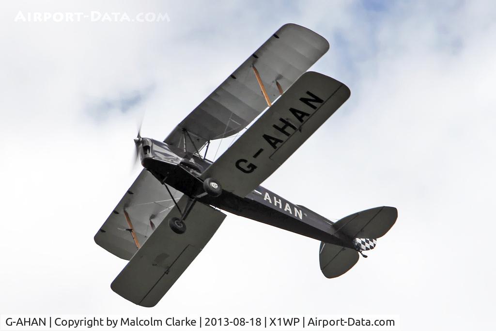 G-AHAN, 1944 De Havilland DH-82A Tiger Moth II C/N 86553, De Havilland DH-82A Tiger Moth II at The De Havilland Moth Club's 28th International Moth Rally at Woburn Abbey. August 2013.