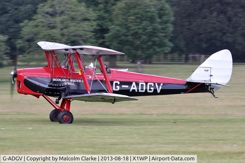G-ADGV, 1935 De Havilland DH-82A Tiger Moth II C/N 3340, De Havilland DH-82A Tiger Moth II at The De Havilland Moth Club's 28th International Moth Rally at Woburn Abbey. August 2013.