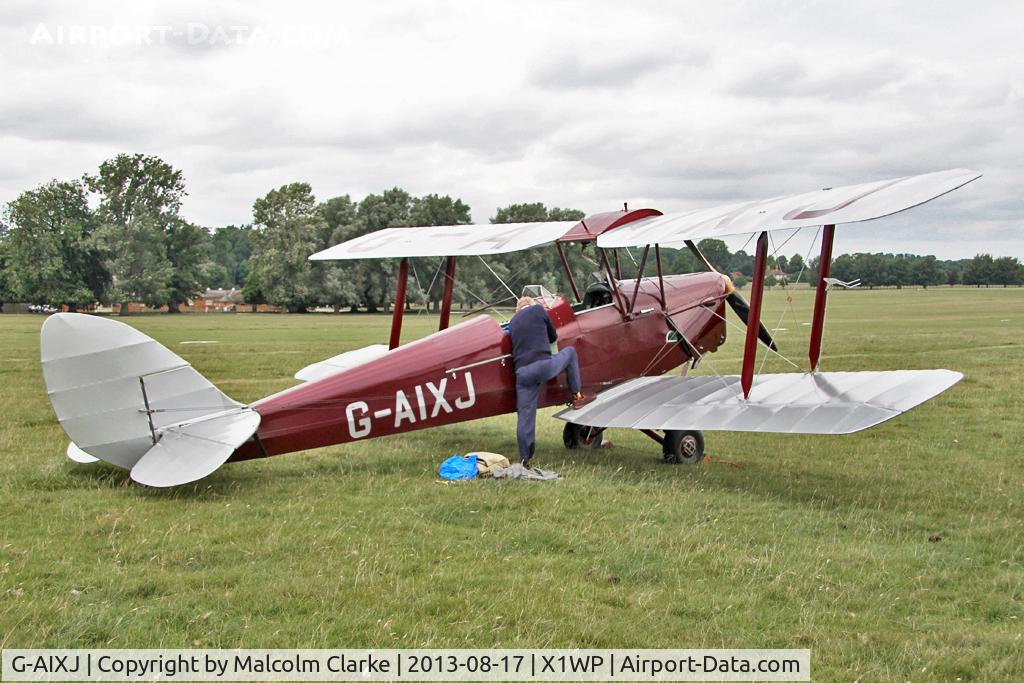 G-AIXJ, 1942 De Havilland DH-82A Tiger Moth II C/N 85434, De Havilland DH-82A Tiger Moth II at The De Havilland Moth Club's 28th International Moth Rally at Woburn Abbey. August 2013.