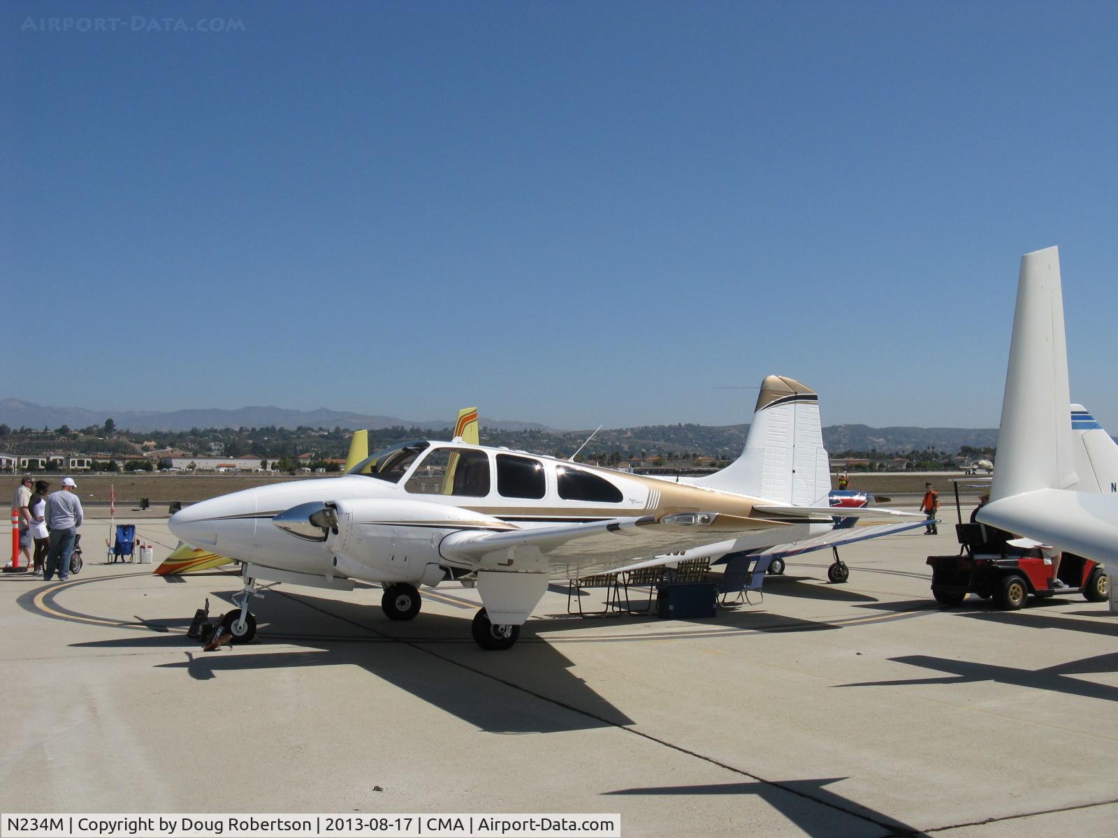 N234M, 1963 Beech D95A Travel Air C/N TD-560, 1963 Beech D95A TRAVEL AIR, two Lycoming IO-360-B1A 180 Hp each, an EAA Oshkosh RESERVE GRAND CHAMPION AWARD Winner!