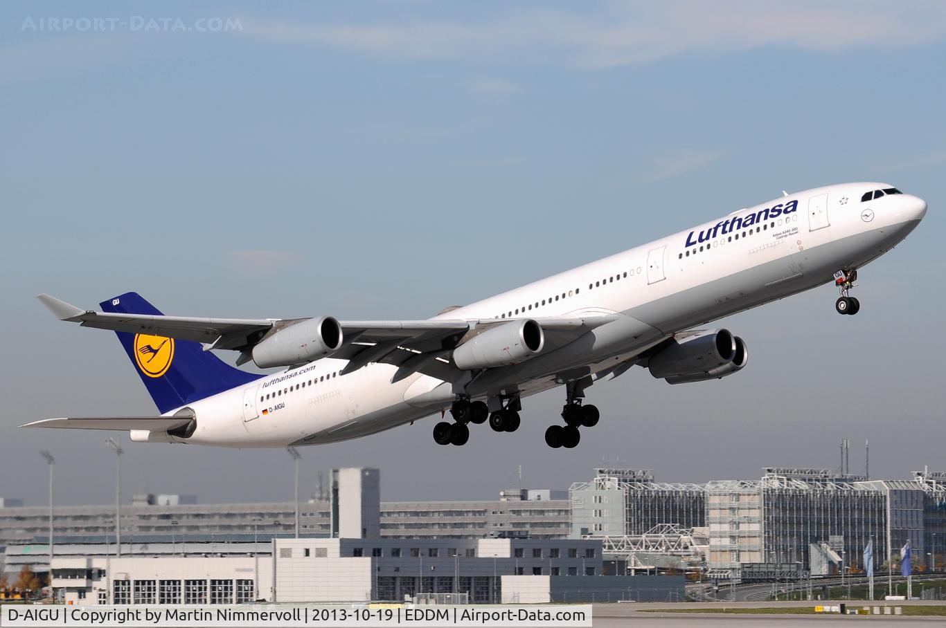 D-AIGU, 2000 Airbus A340-313 C/N 321, Lufthansa