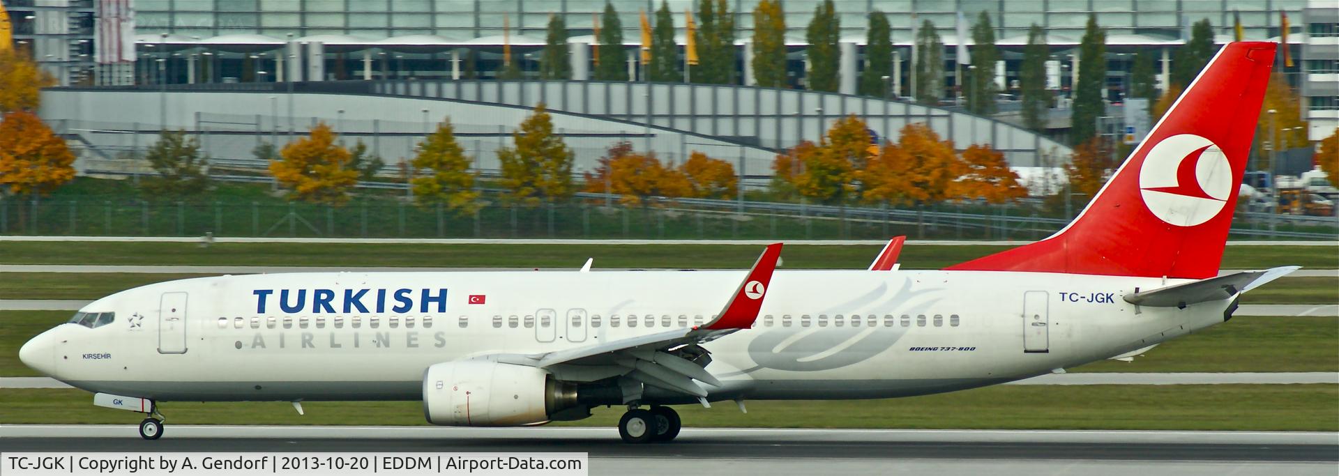 TC-JGK, 2006 Boeing 737-8F2 C/N 34409, Turkish Airlines, seen here on RWY 26L at München(EDDM)