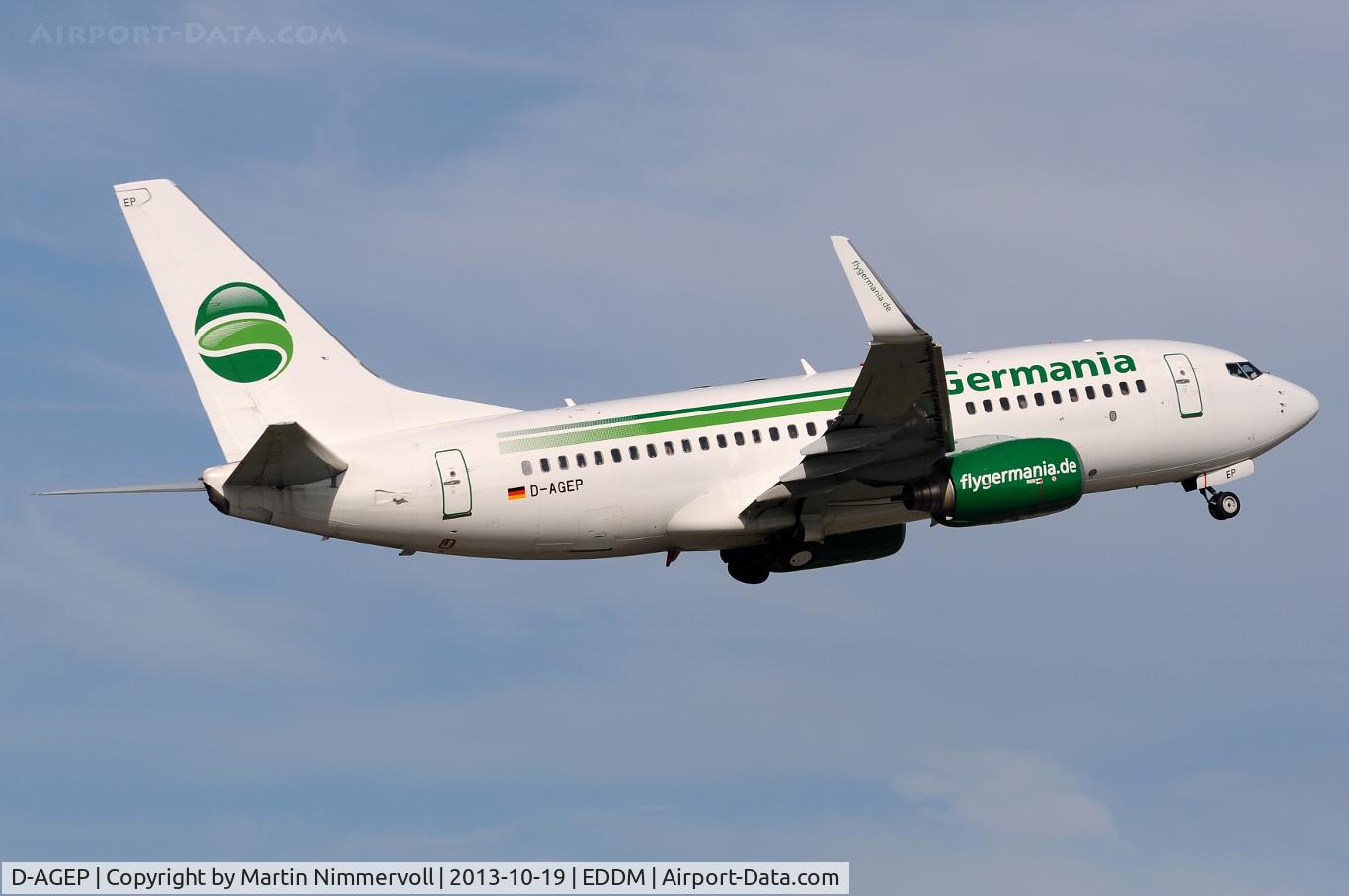 D-AGEP, 1998 Boeing 737-75B C/N 28102, Germania