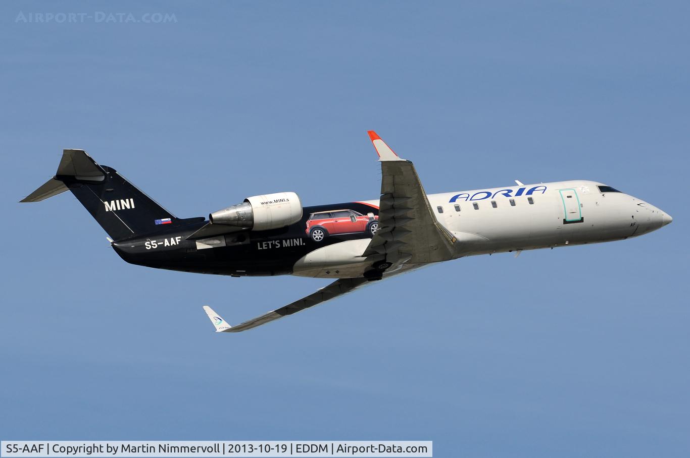 S5-AAF, 1998 Canadair CRJ-200LR (CL-600-2B19) C/N 7272, Adria Airways