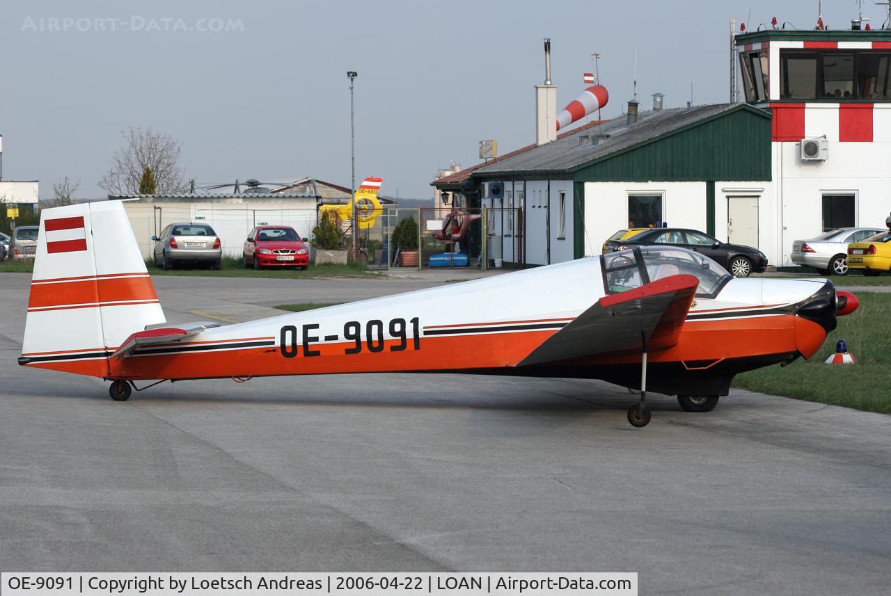 OE-9091, Scheibe SF-25B Falke C/N 4675, Scheibe Falke