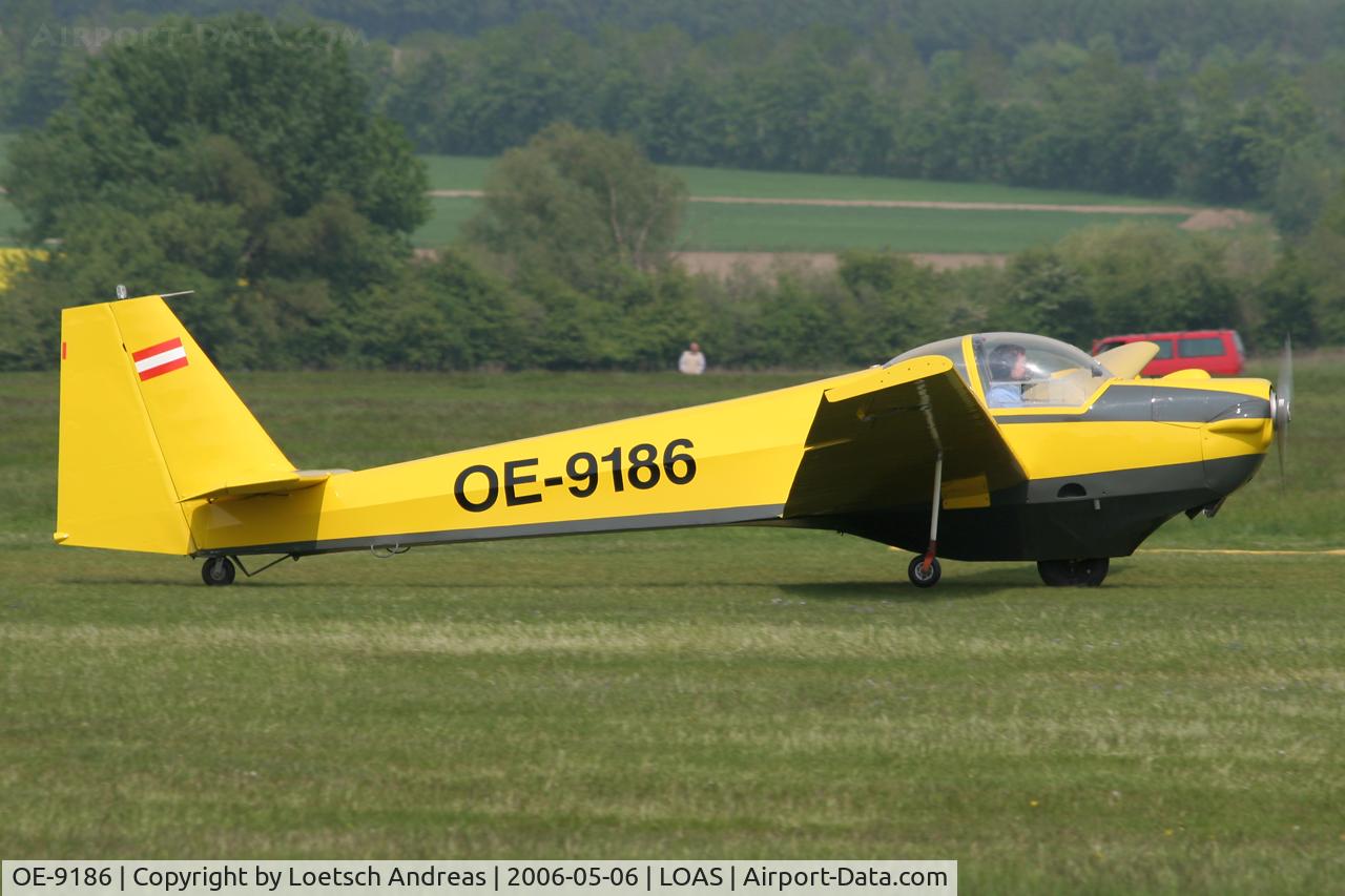 OE-9186, Scheibe SF-25C Falke C/N 44309, Scheibe Falke