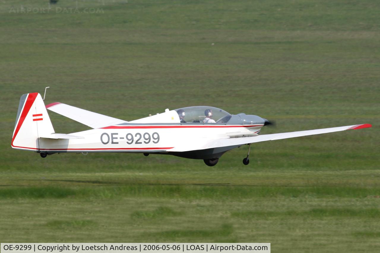 OE-9299, Scheibe SF-25A Motor Falke C/N 5708, Scheibe Motorfalke