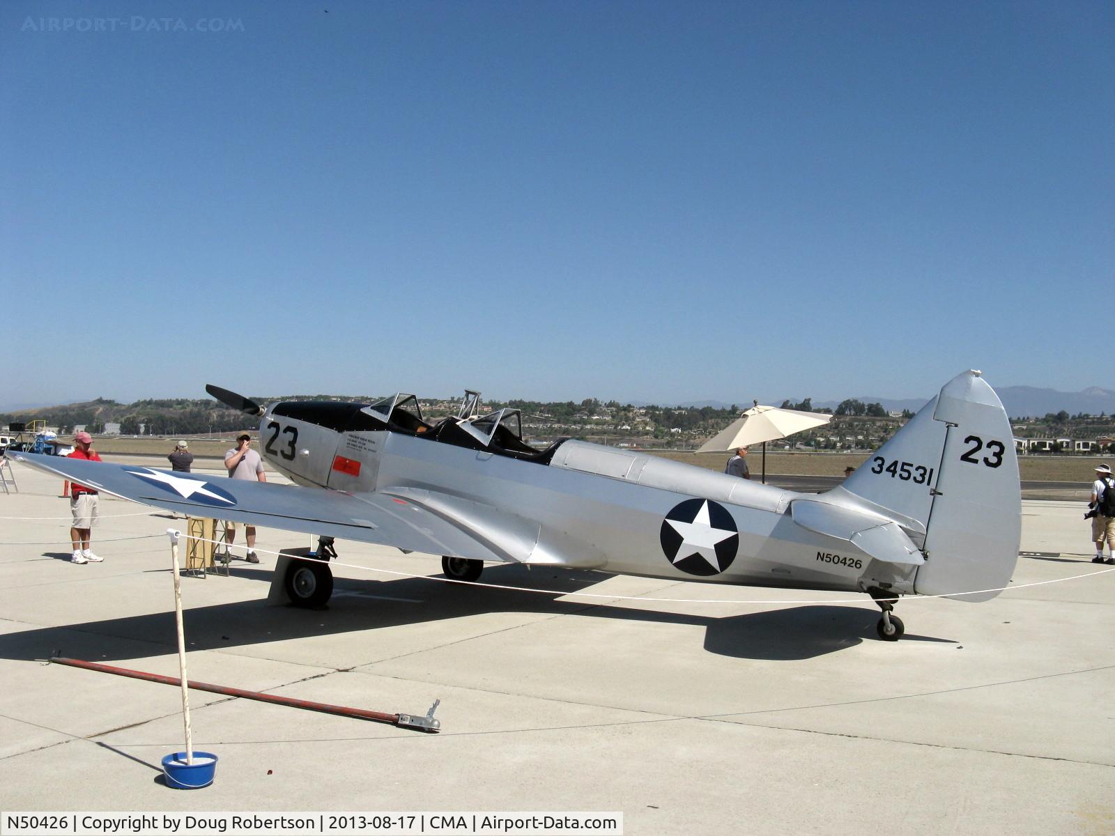 N50426, 1943 Fairchild M-62A-3 Cornell II C/N T43-5197, 1943 Fairchild M-62A as PT-19, Fairchild Ranger 6-440C-5 200 Hp inverted in-line engine