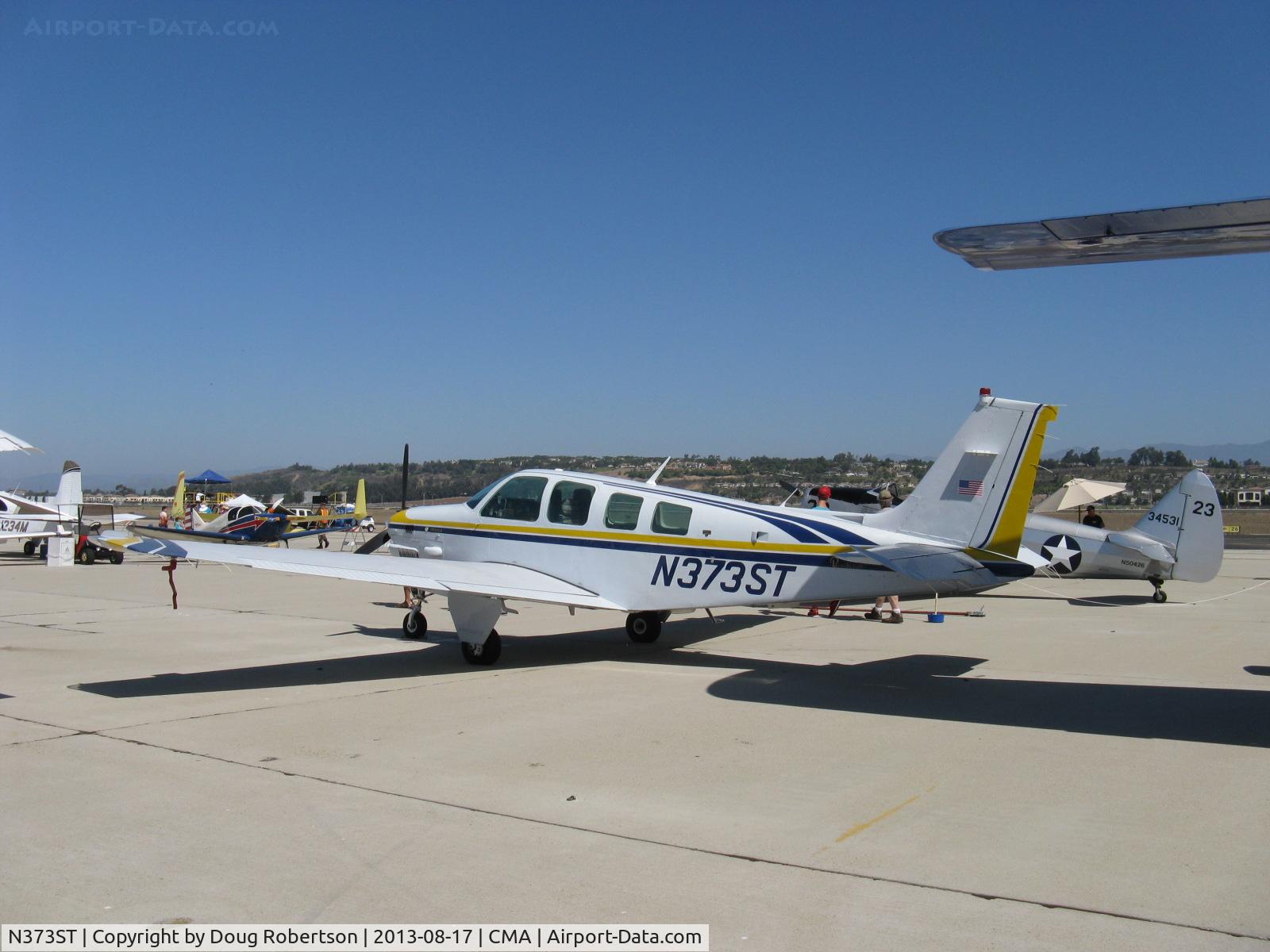 N373ST, 1982 Beech B36TC Bonanza C/N EA-308, 1982 Beech B36TC TURBO BONANZA, Continental TSIO-520-UB 300 Hp, Experimental class
