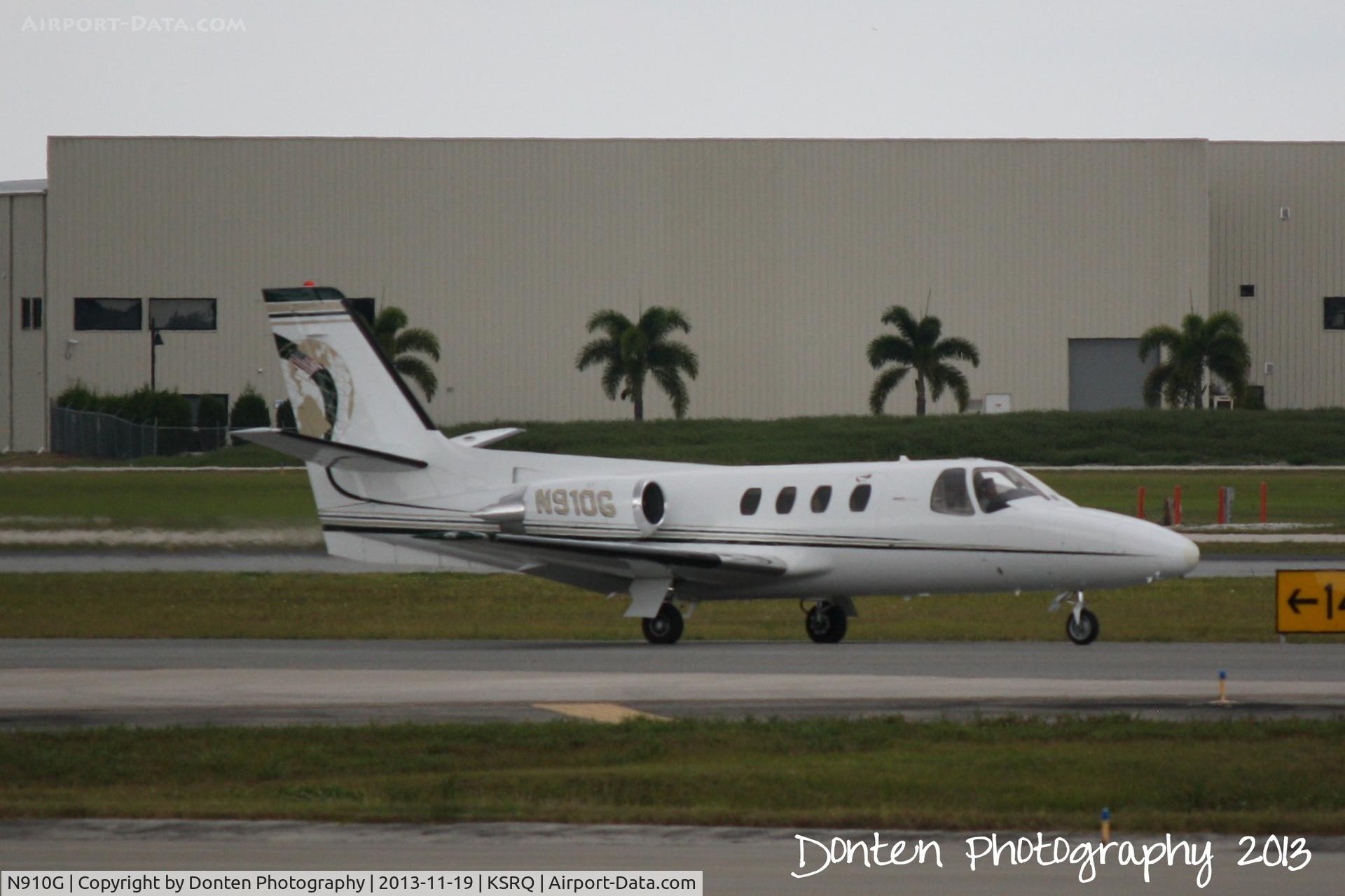 N910G, 1978 Cessna 501 Citation I/SP C/N 501-0083, Cessna Citation I (N910G) taxis at Sarasota-Bradenton International Airport