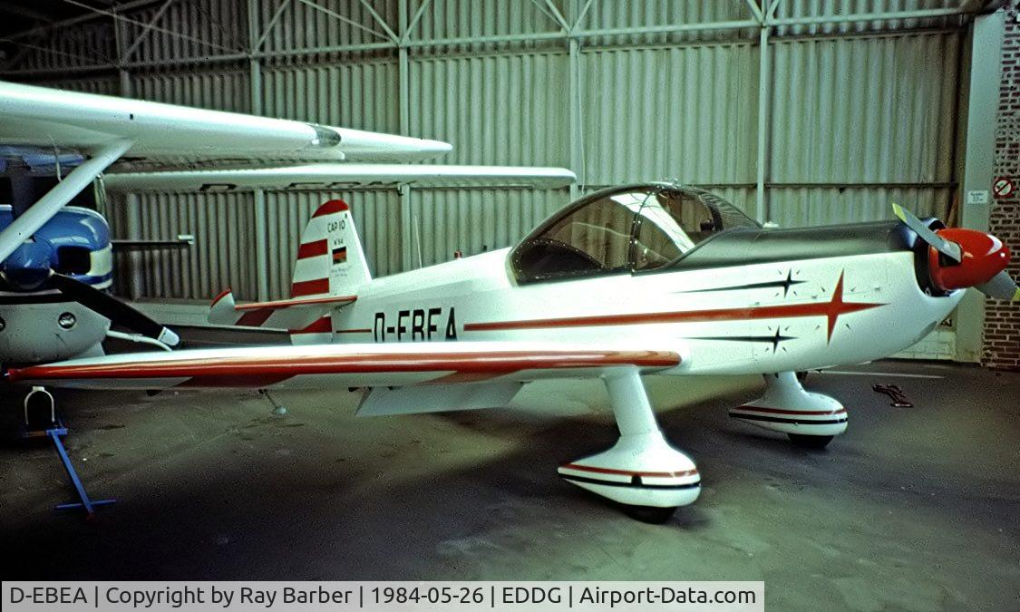 D-EBEA, 1981 Mudry CAP-10B C/N 84, Mudry CAP-10B [84] Munster~D 26/05/1984. Taken from a slide.