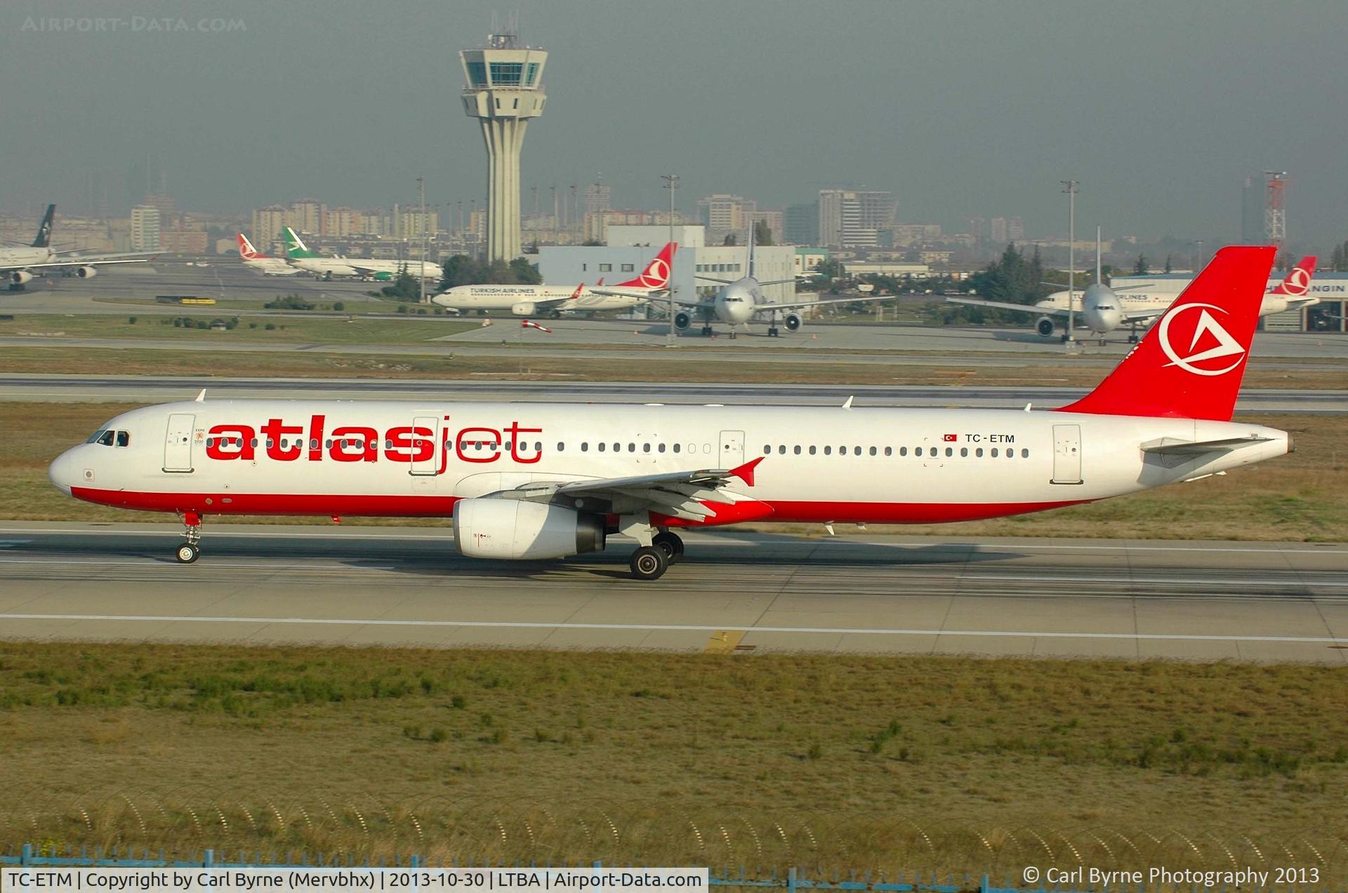 TC-ETM, 1996 Airbus A321-131 C/N 604, Taken from the Fly Inn Shopping Mall.