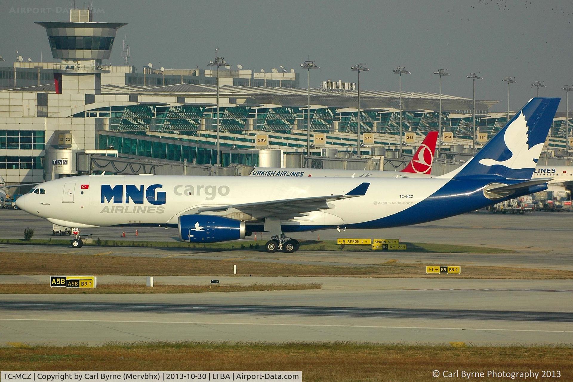 TC-MCZ, 2012 Airbus A330-243F C/N 1332, Taken from the Fly Inn Shopping Mall.