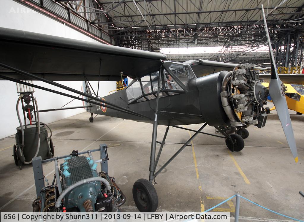 656, Morane-Saulnier MS-505 Criquet C/N 656, Preserved inside Dax ALAT Museum