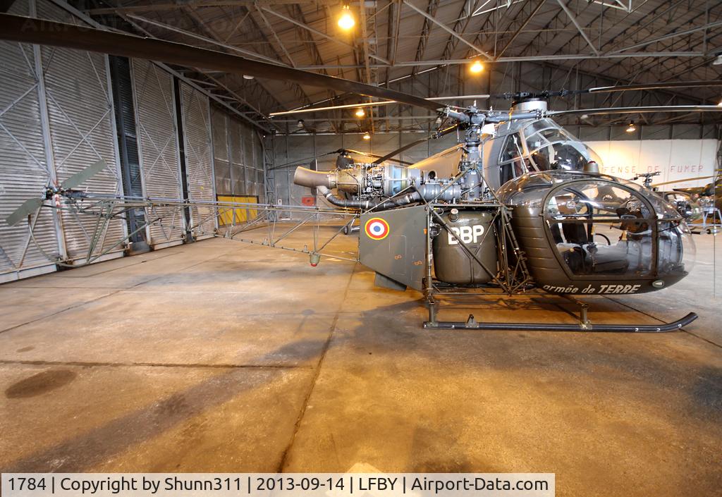 1784, Aerospatiale SE-313B Alouette II C/N 1784, Preserved inside Dax ALAT Museum...