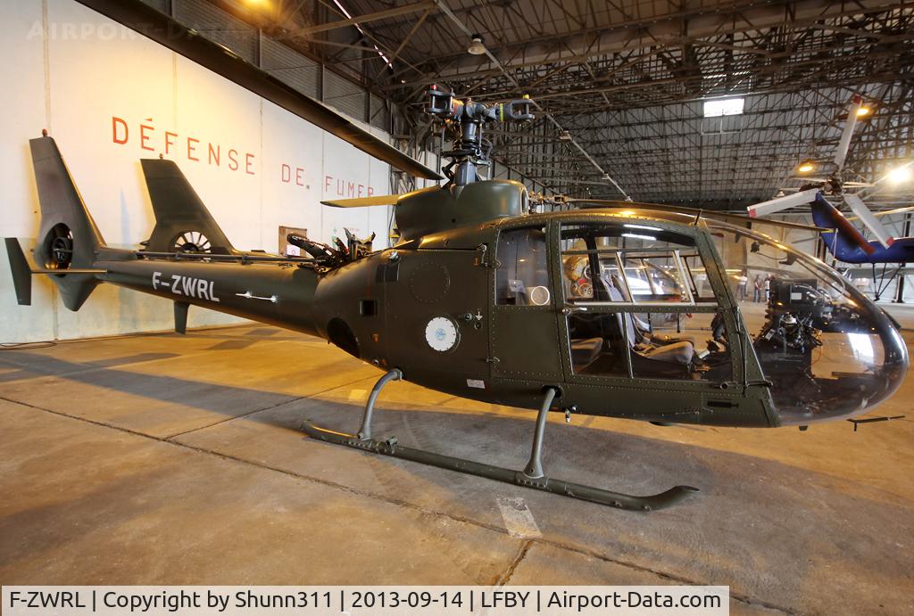F-ZWRL, Aerospatiale SA-341G Gazelle C/N 02, Preserved inside Dax ALAT Museum...