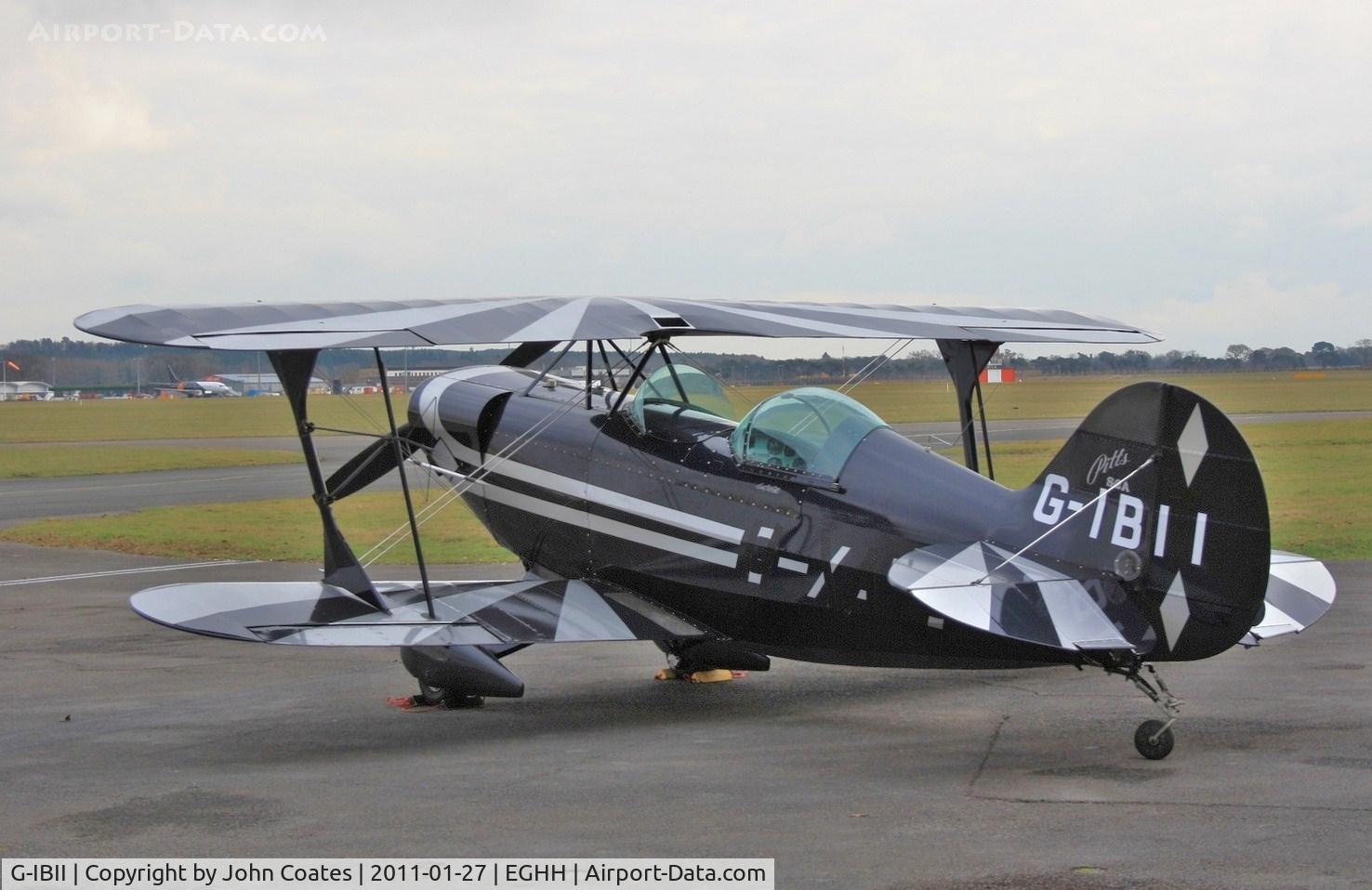 G-IBII, 1977 Pitts S-2A Special C/N 2147, Visiting for a repaint.