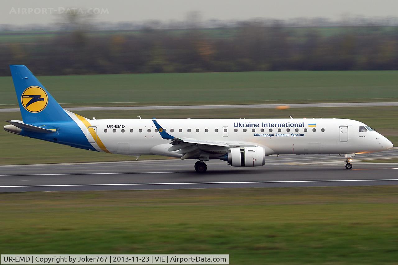 UR-EMD, 2013 Embraer 190STD (ERJ-190-100) C/N 19000602, Ukraine International Airways
