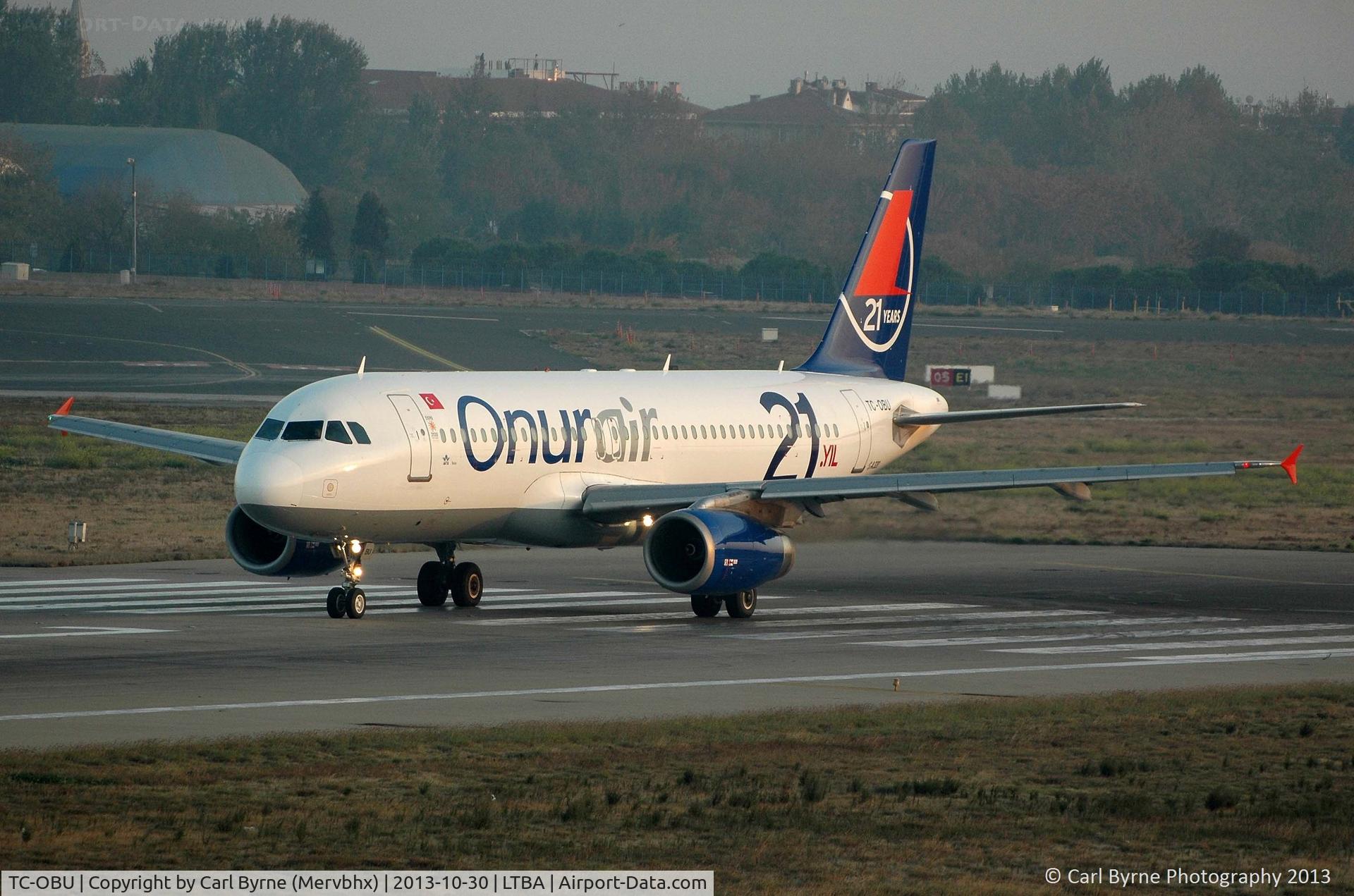 TC-OBU, 1997 Airbus A320-232 C/N 661, Taken from the Fly Inn Shopping Mall.